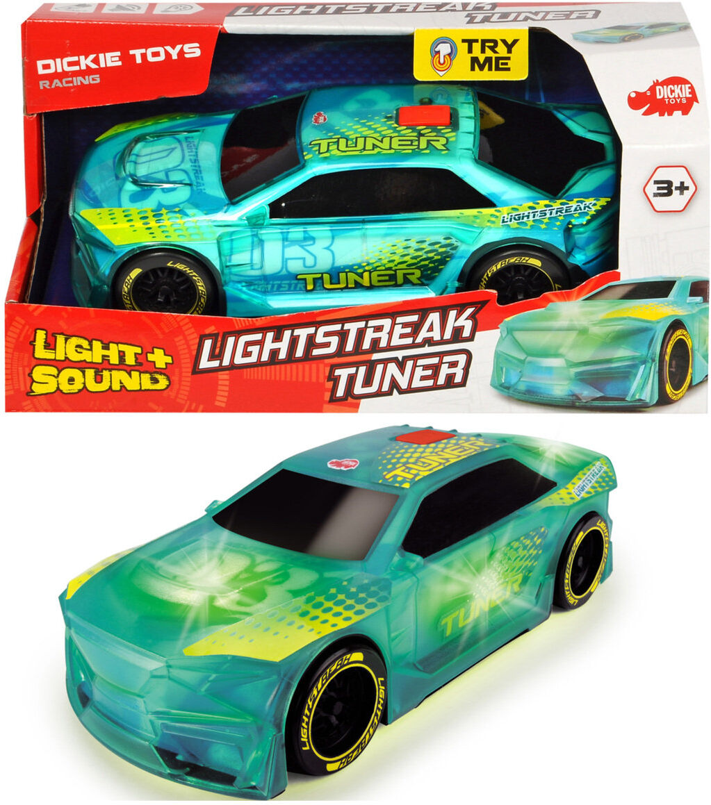 Dickie Toys Dickie - Lightstreak Tuner Toys Toy Cars & Vehicles Toy Cars Grønn Dickie Toys