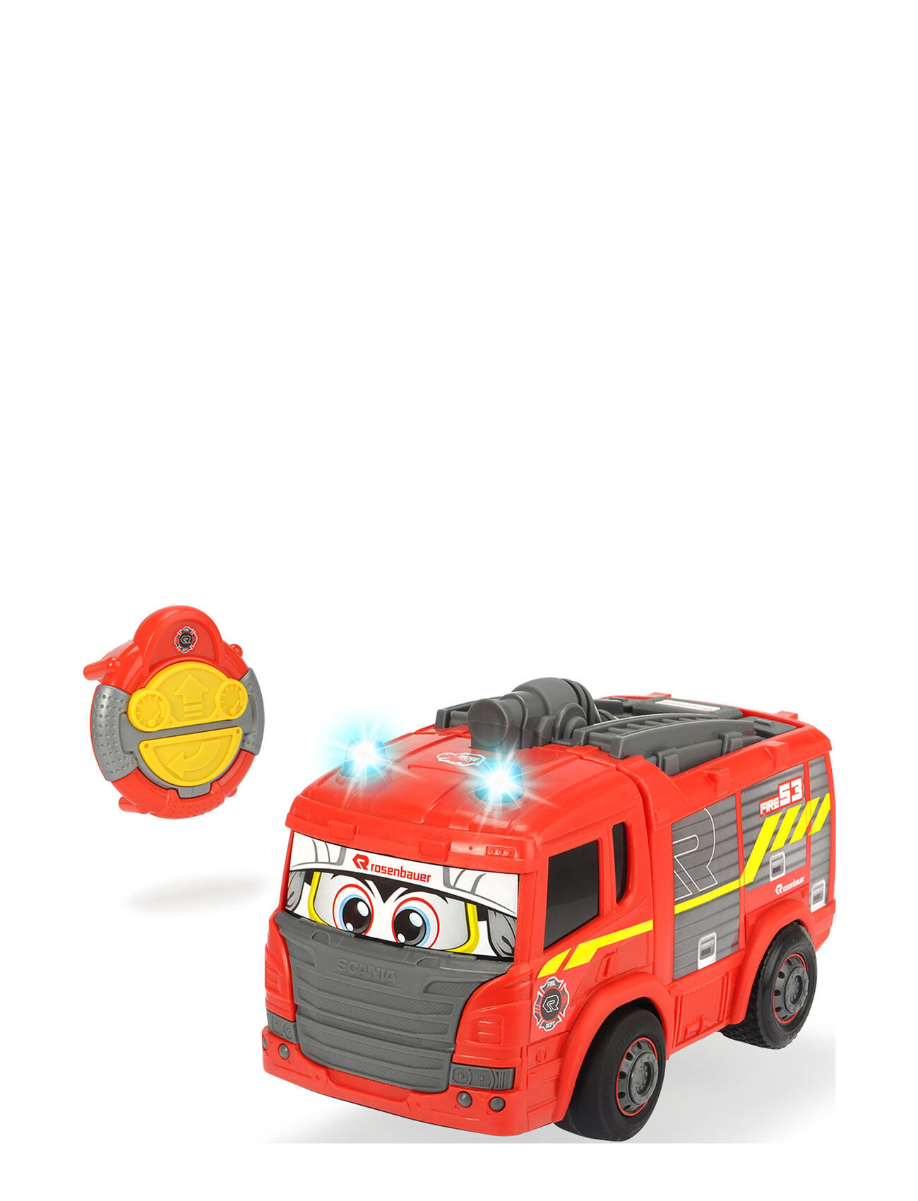 Dickie Toys Irc Happy Fire Truck Toys Toy Cars & Vehicles Toy Vehicles Rød Dickie Toys