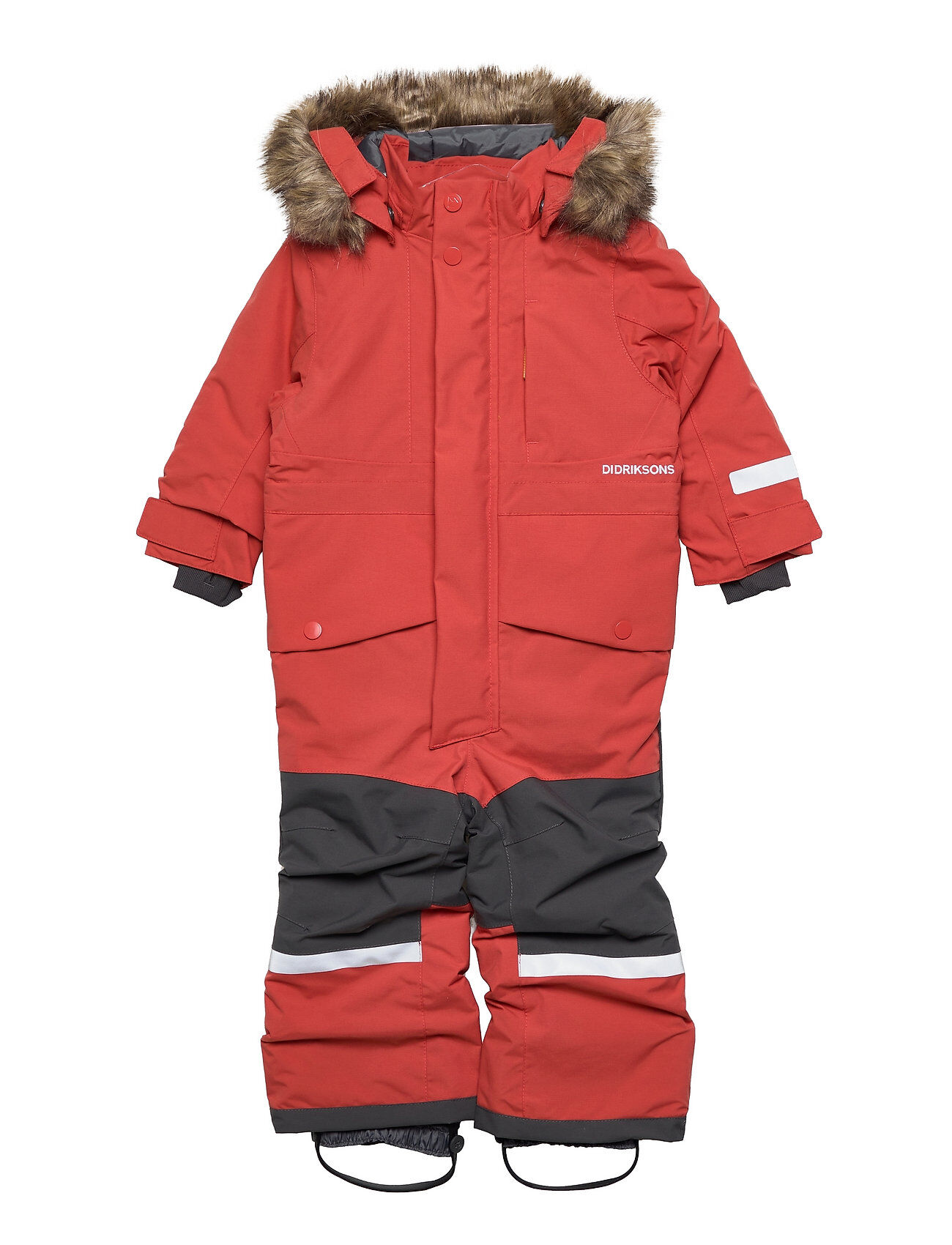 Didriksons Björnen Kids Cover 5 Outerwear Coveralls Snow/ski Coveralls & Sets Rød Didriksons