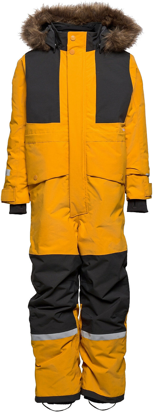 Didriksons Björnen Kids Cover 5 Outerwear Coveralls Snow/ski Coveralls & Sets Gul Didriksons