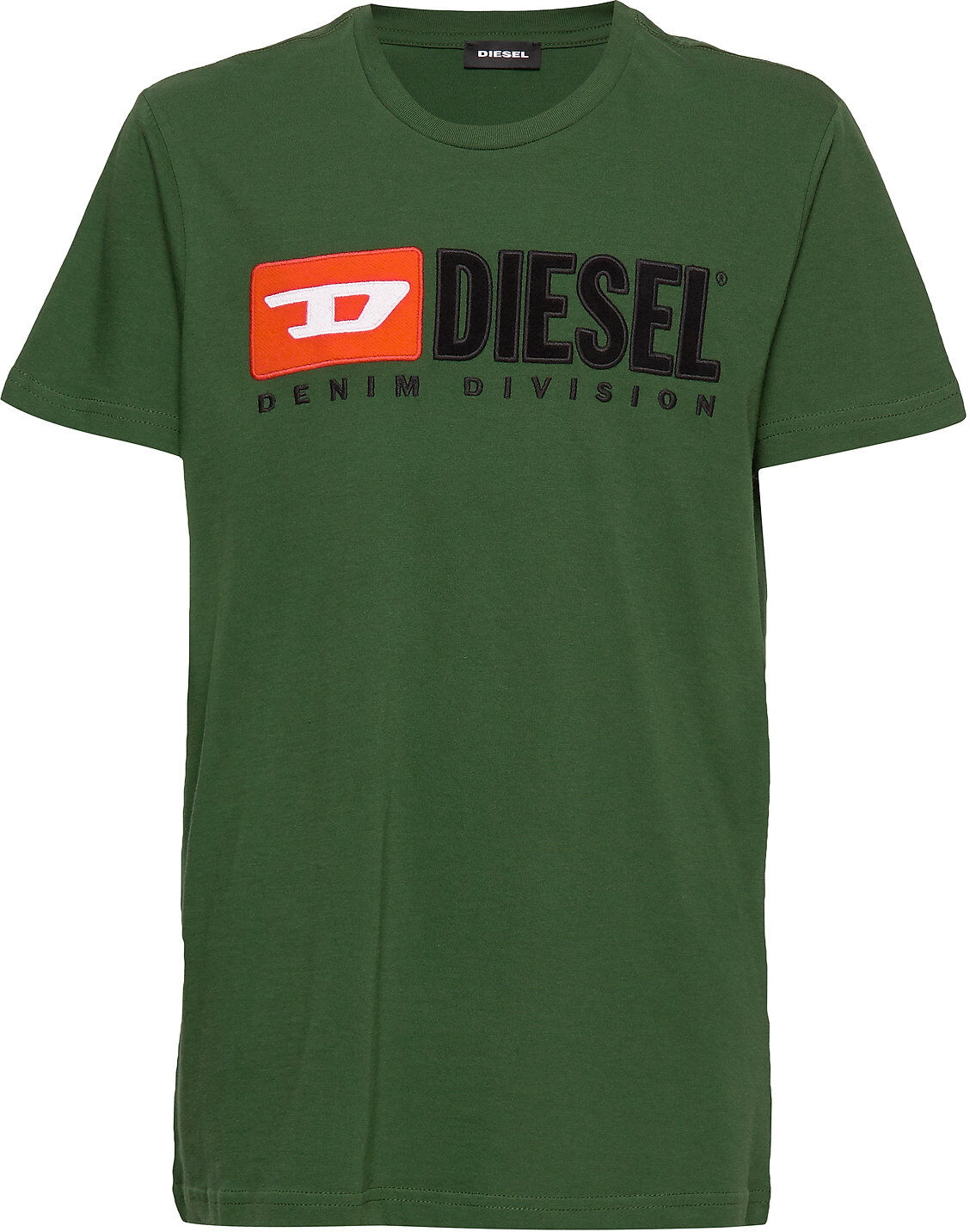 Diesel Tjustdivision T-Shirt T-shirts Short-sleeved Grønn Diesel