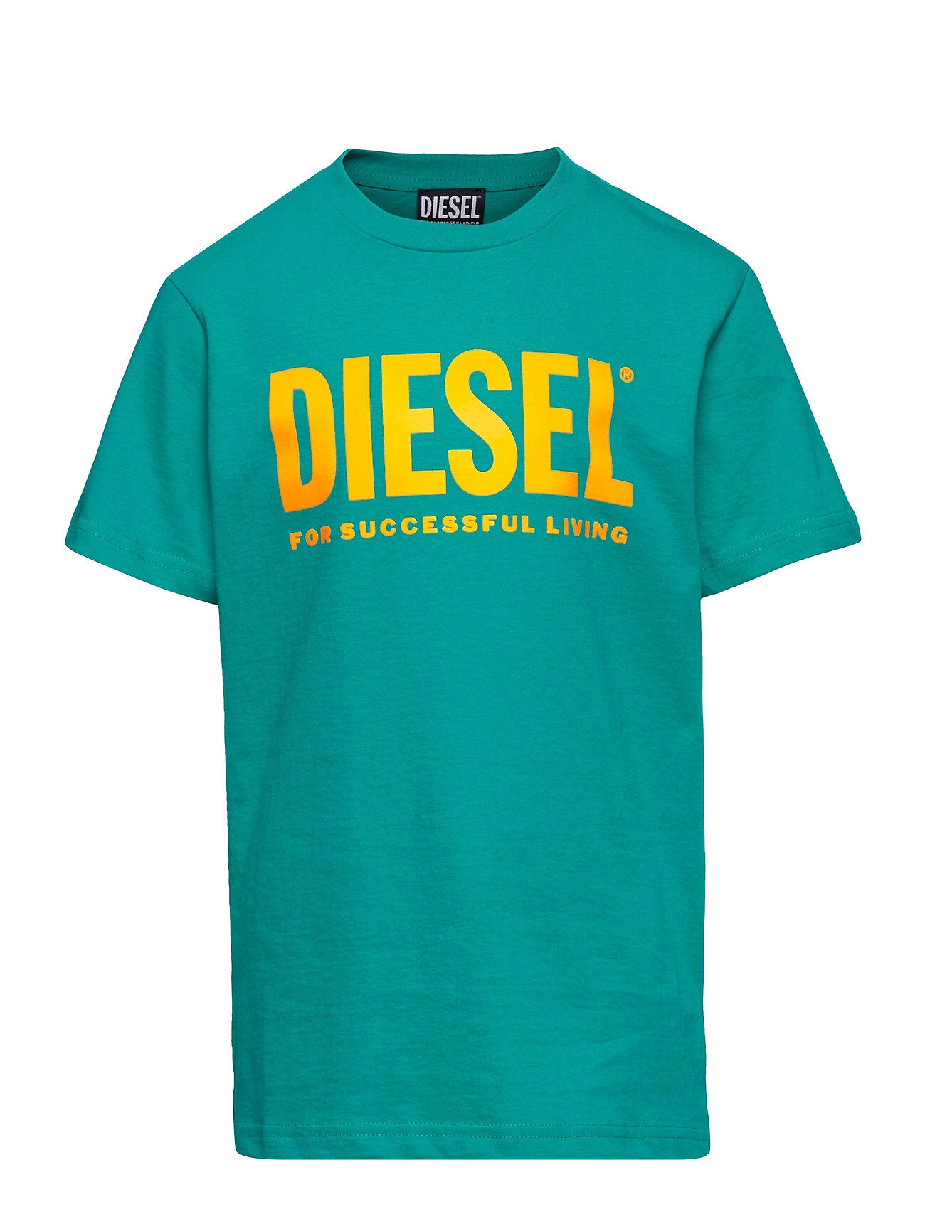 Diesel Tjustlogo T-Shirt T-shirts Short-sleeved Grønn Diesel