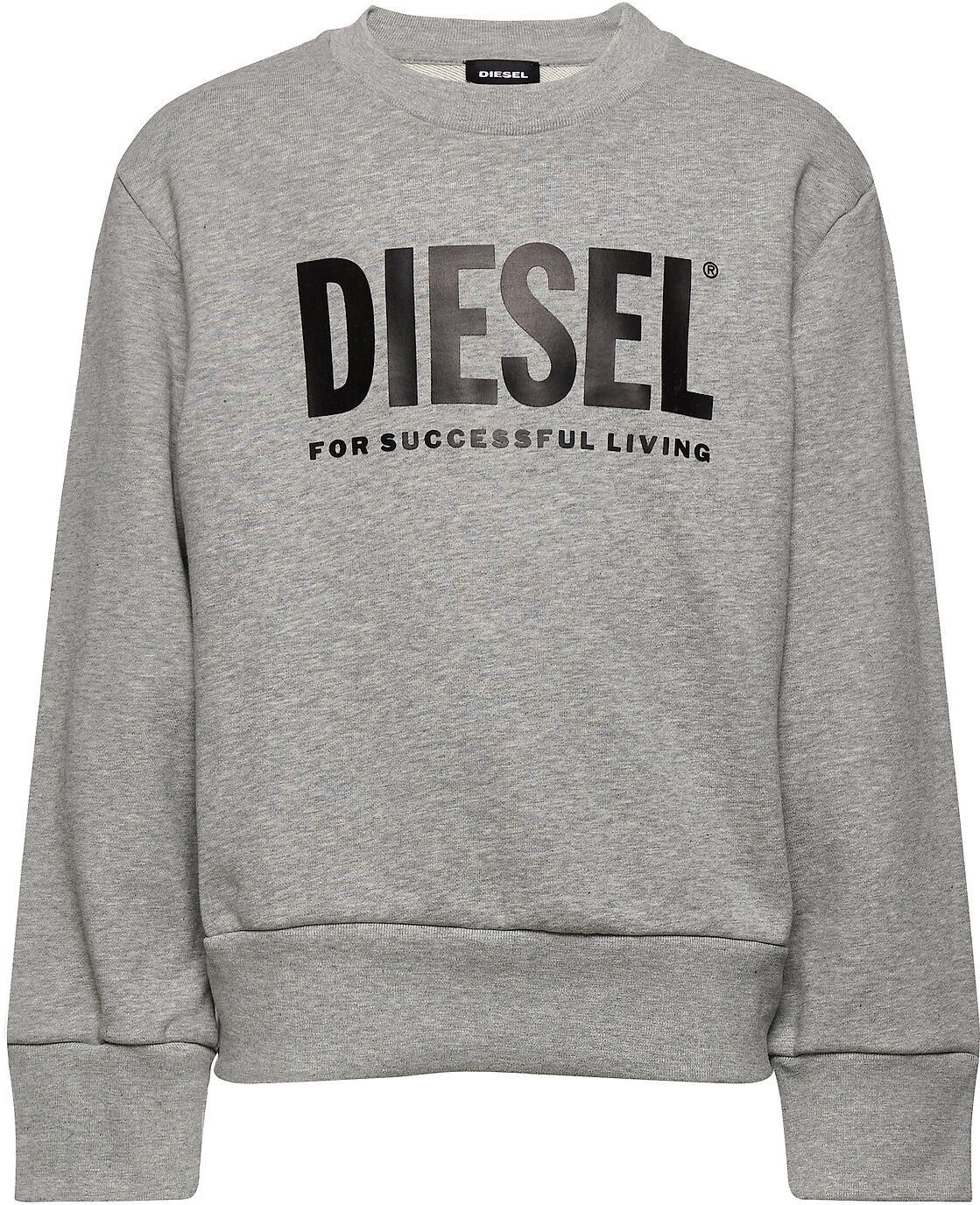 Diesel Screwdivision-Logo Over Sweat-Shirt Sweat-shirt Genser Grå Diesel