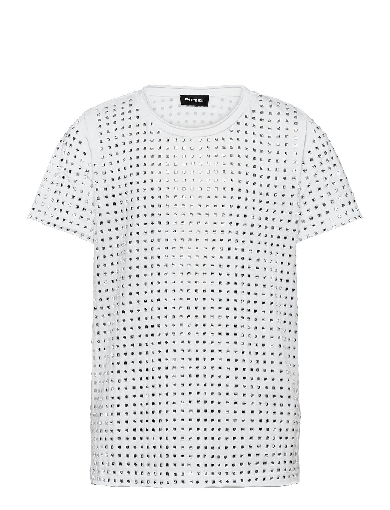 Diesel Tjraty T-Shirt T-shirts Short-sleeved Hvit Diesel