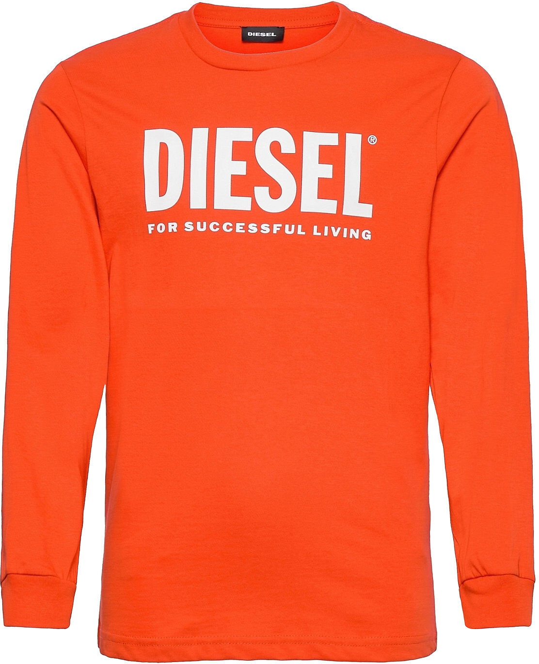 Diesel Tjustlogo Ml T-Shirt T-shirts Long-sleeved T-shirts Oransje Diesel