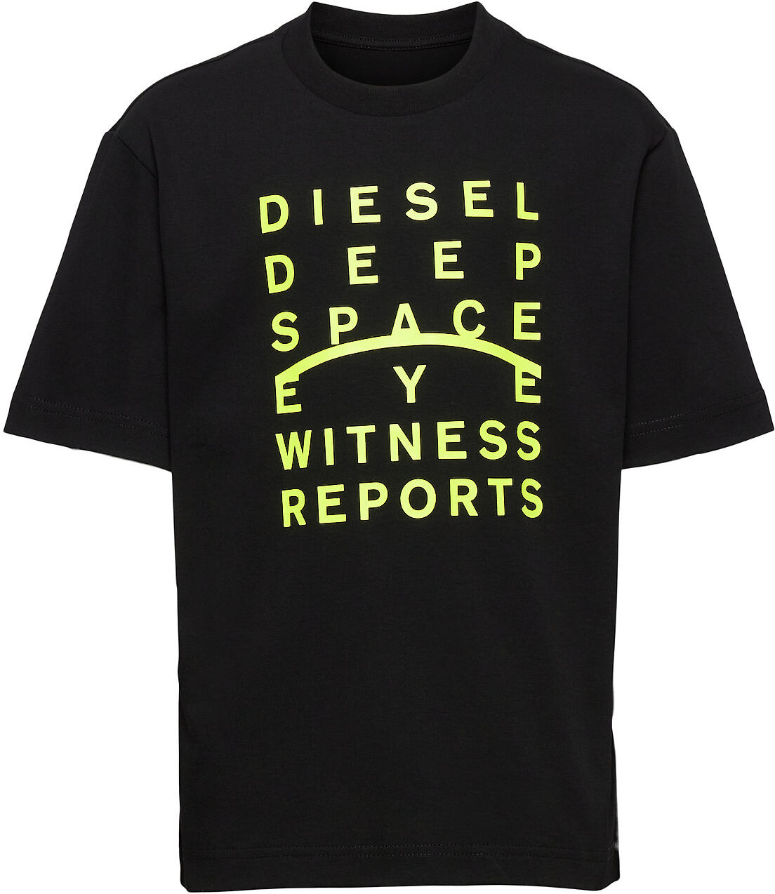 Diesel Tjustj5 Over T-Shirt T-shirts Short-sleeved Svart Diesel