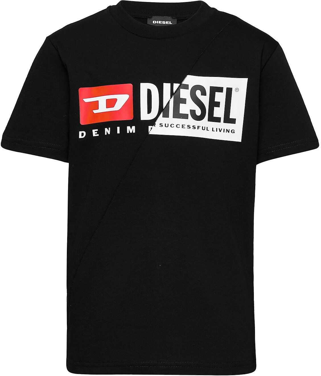 Diesel Tdiegocuty T-Shirt T-shirts Short-sleeved Svart Diesel