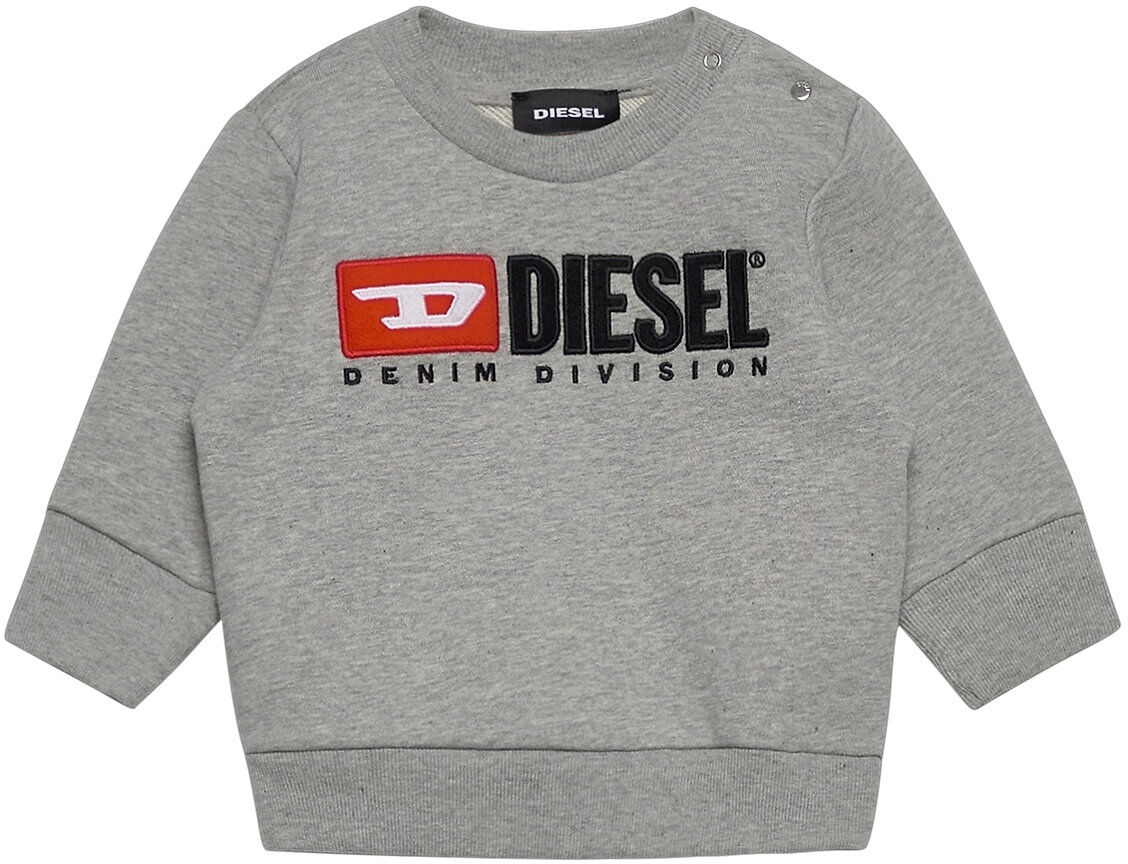 Diesel Screwdivisionb Sweat-Shirt Sweat-shirt Genser Grå Diesel