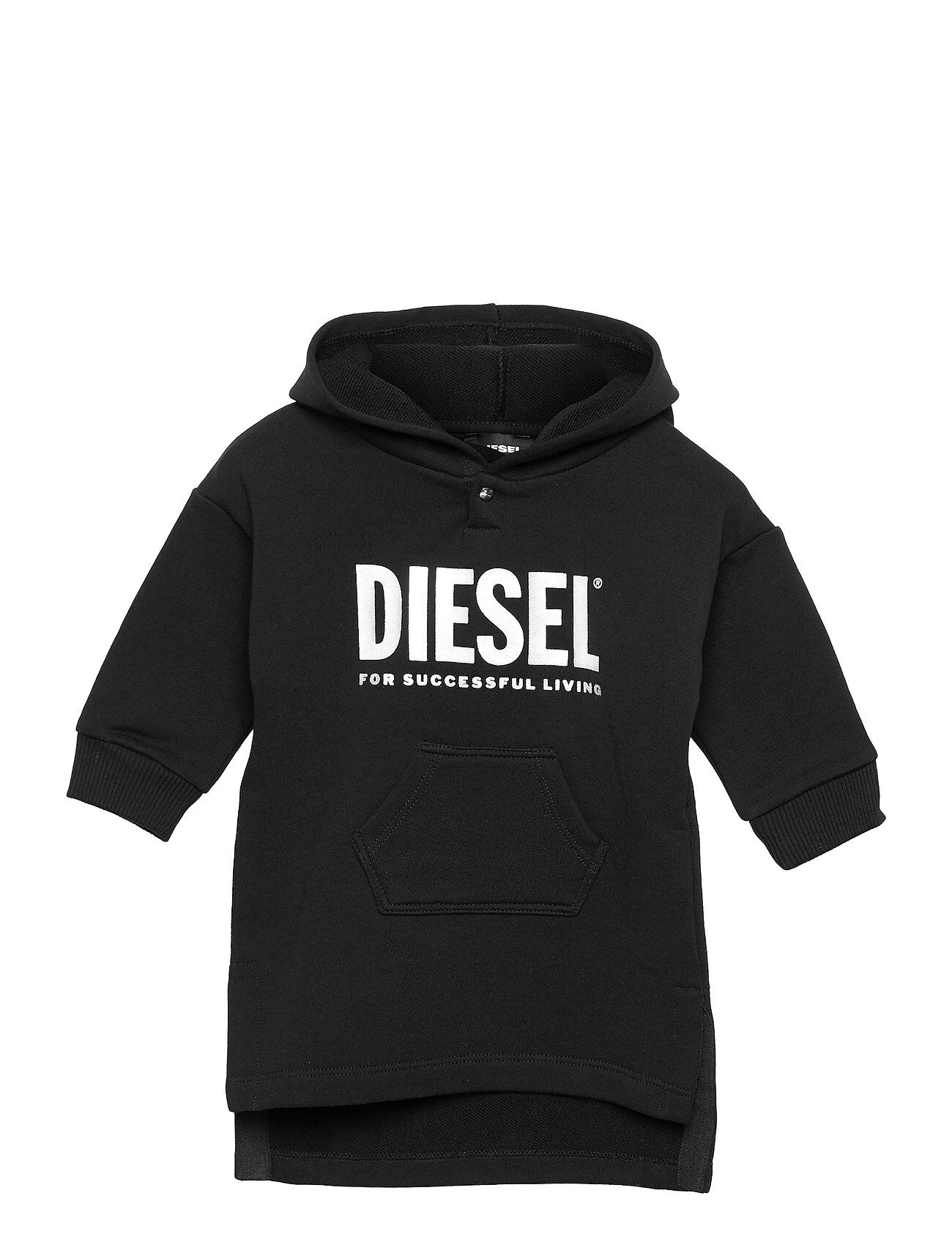 Diesel Dilsetb Dress Dresses & Skirts Dresses Casual Dresses Long-sleeved Casual Dresses Svart Diesel