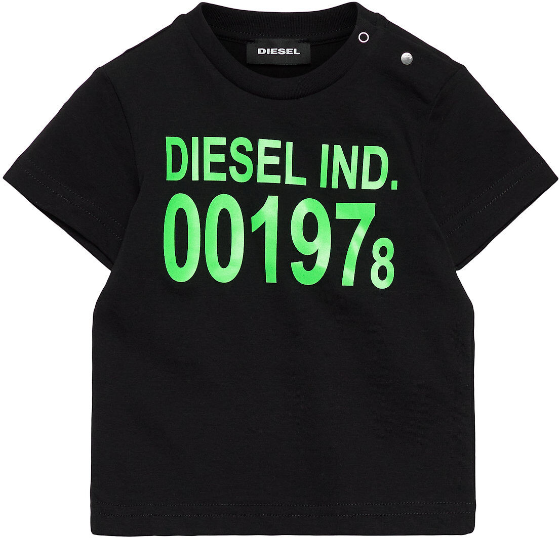 Diesel Tdiego001978B T-Shirt T-shirts Short-sleeved Svart Diesel