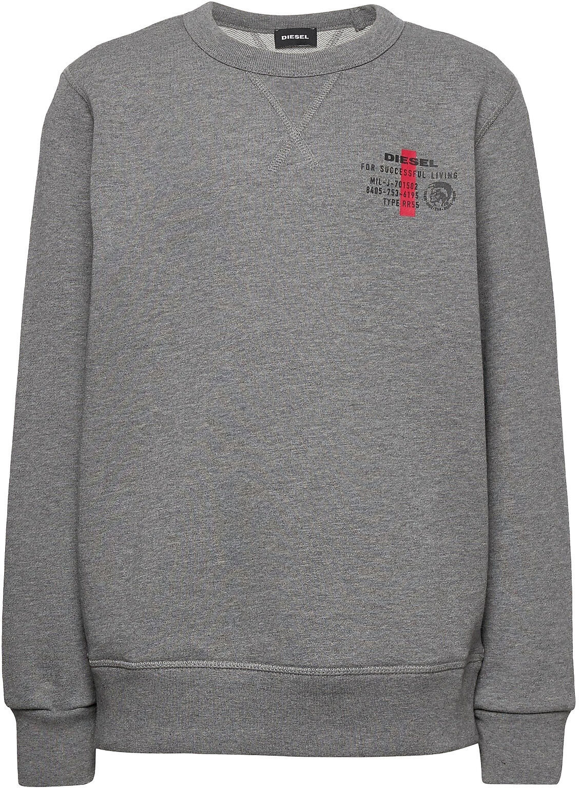 Diesel Umlt-Swillyz Sweat-Shirt Sweat-shirt Genser Grå Diesel