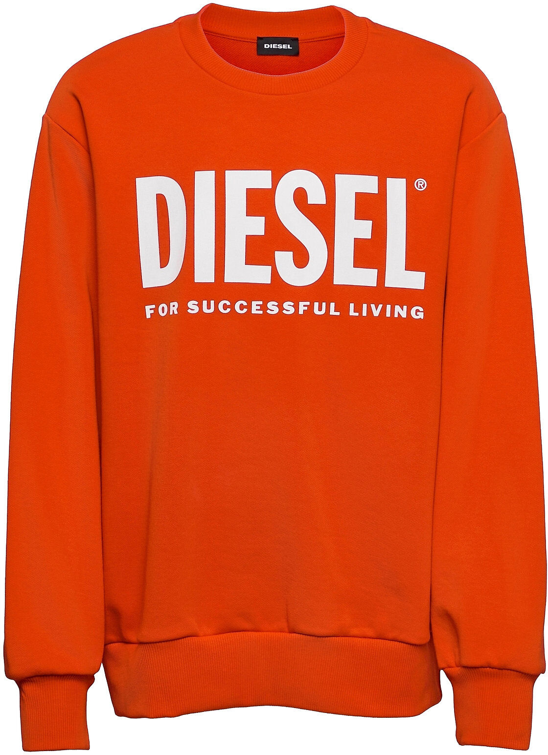 Diesel Screwdivision-Logox Over Sweat-Shir Sweat-shirt Genser Oransje Diesel