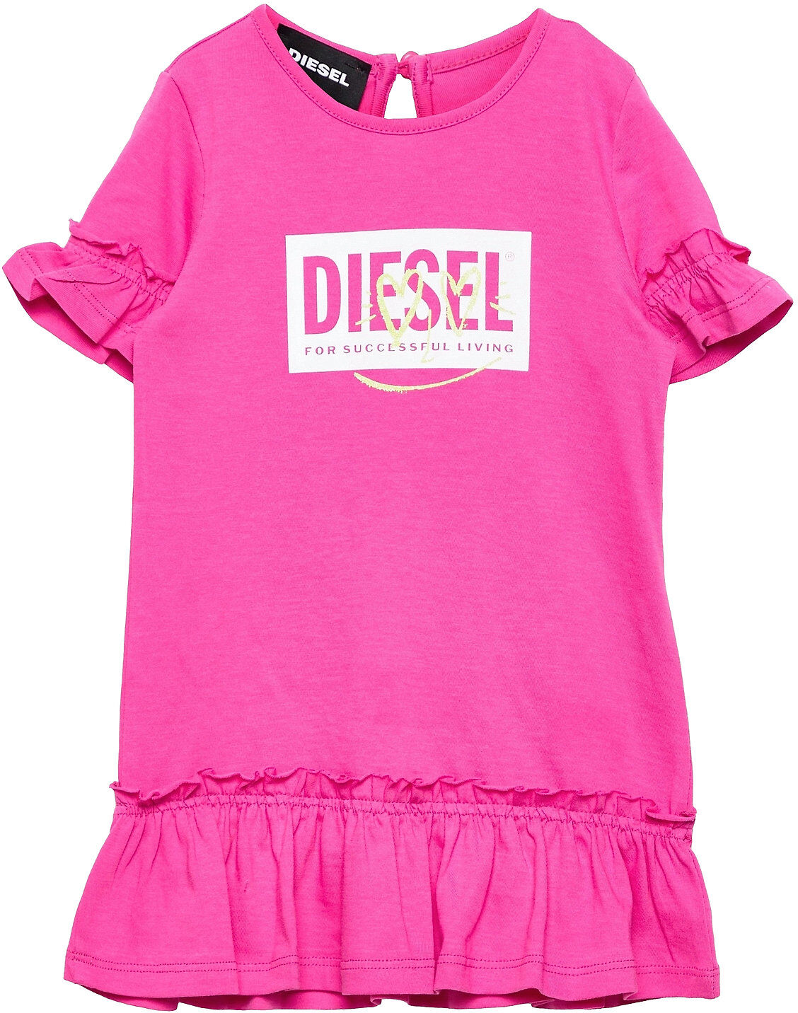 Diesel Danilab Dress Dresses & Skirts Dresses Casual Dresses Short-sleeved Casual Dresses Rosa Diesel