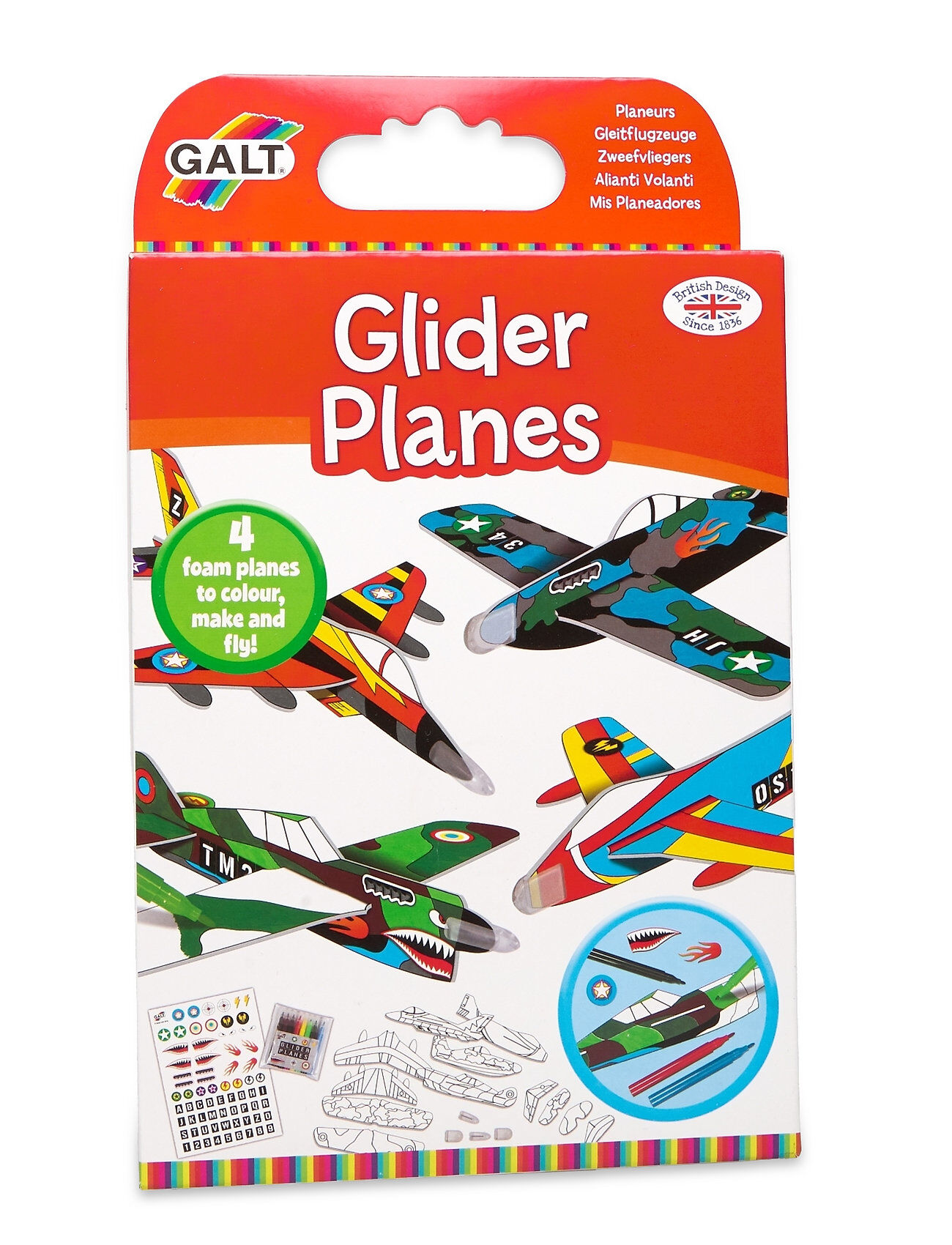 Martinex Glider Planes Toys Creativity Craft Multi/mønstret Martinex
