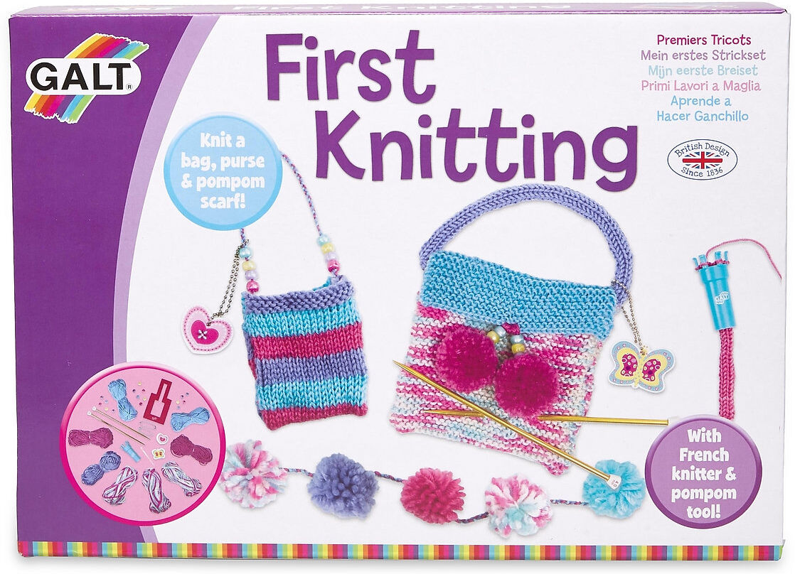 Martinex First Knitting Toys Creativity Craft Multi/mønstret Martinex