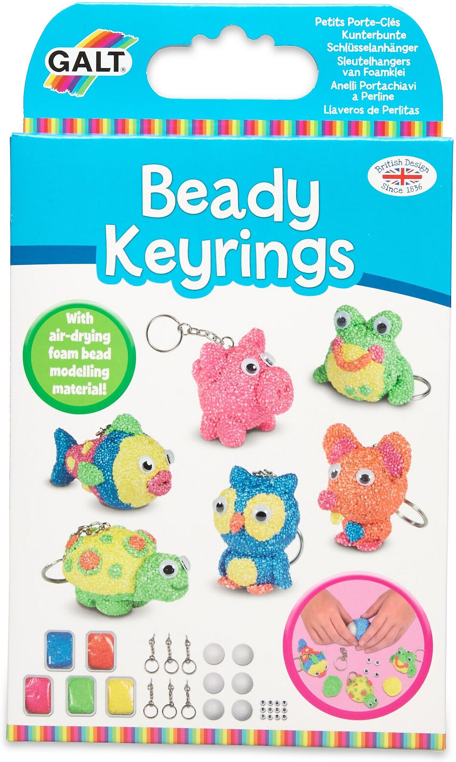 Martinex Beady Keyrings Toys Creativity Craft Multi/mønstret Martinex