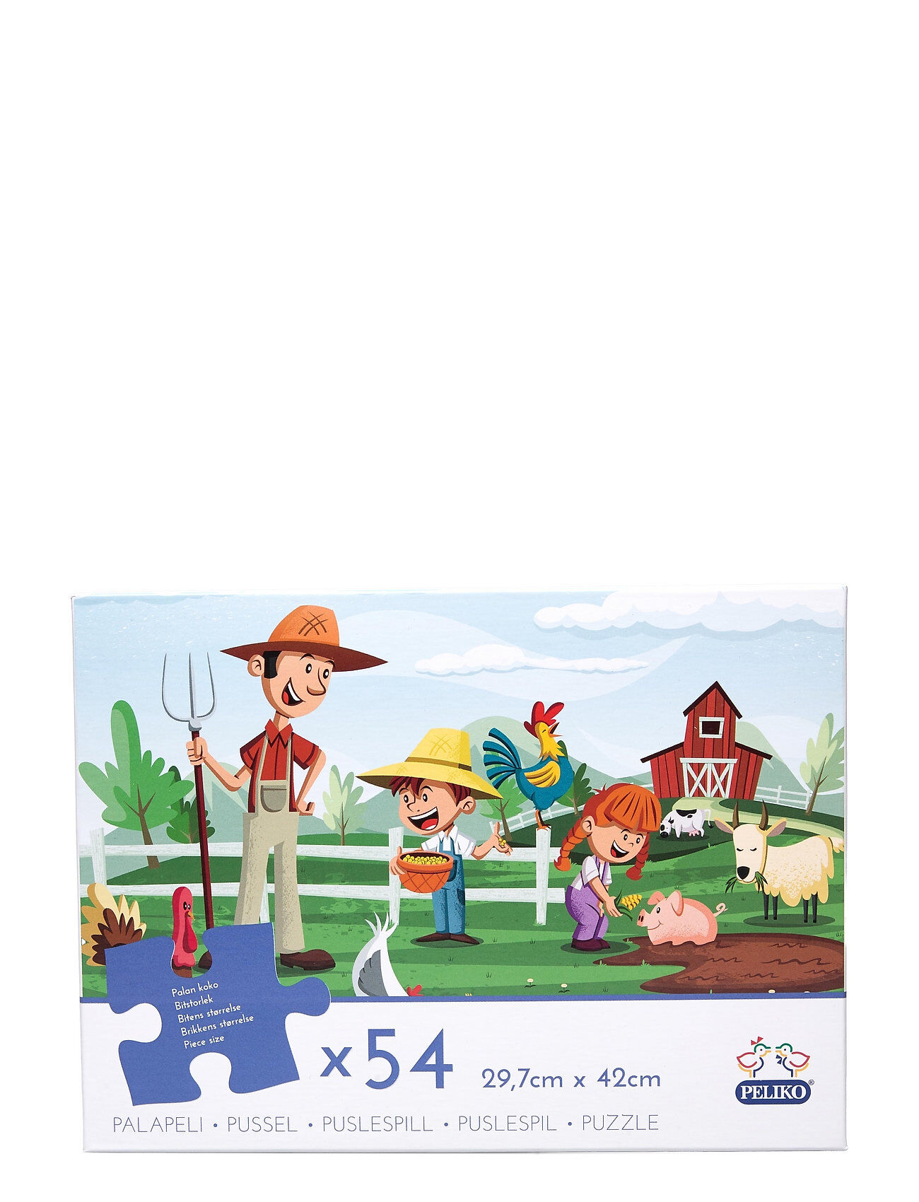Martinex 54 Puzzle Farm Life Toys Puzzles And Games Puzzles Multi/mønstret Martinex