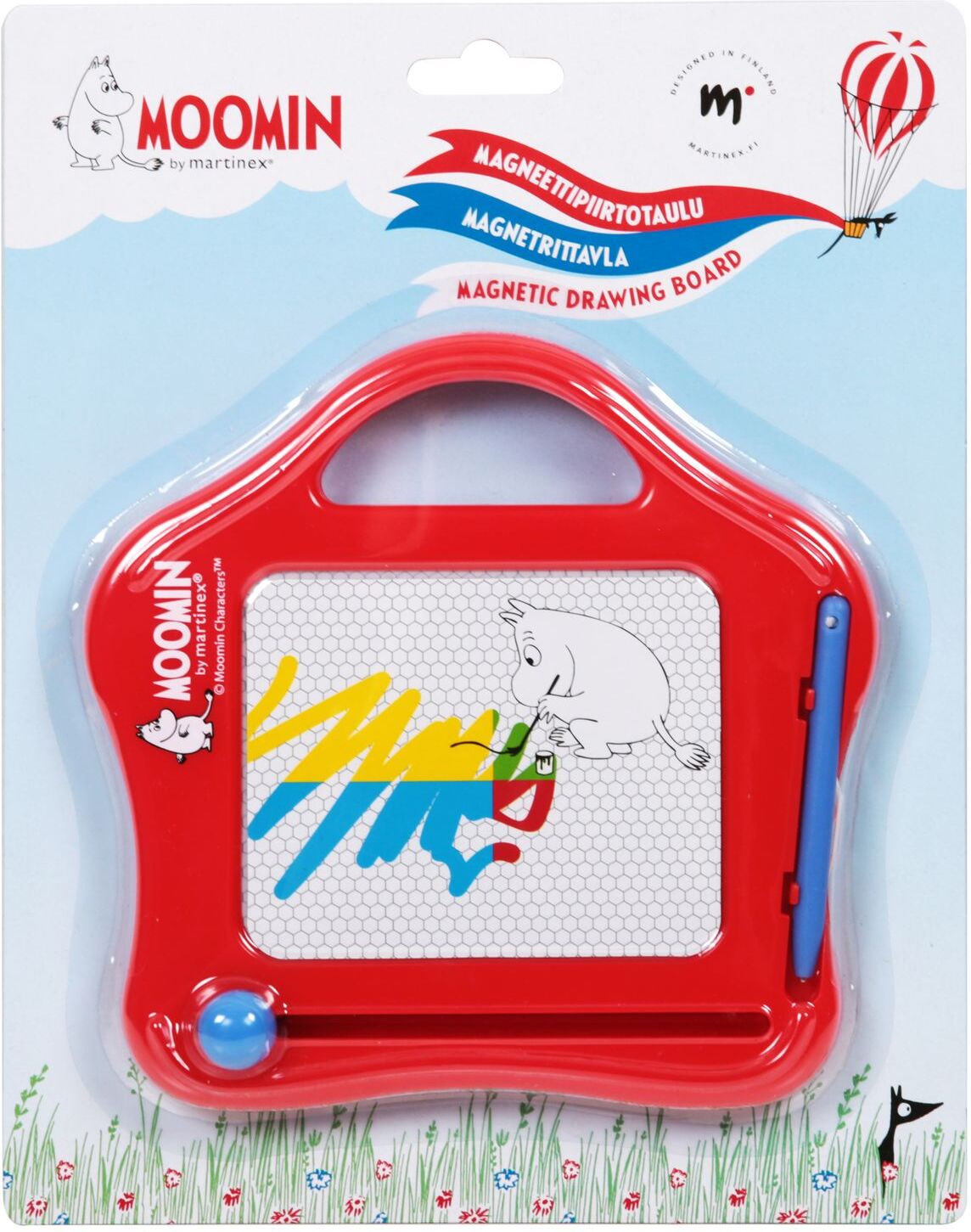 Martinex Magnetic Doodle Writer Toys Creativity Rød Martinex