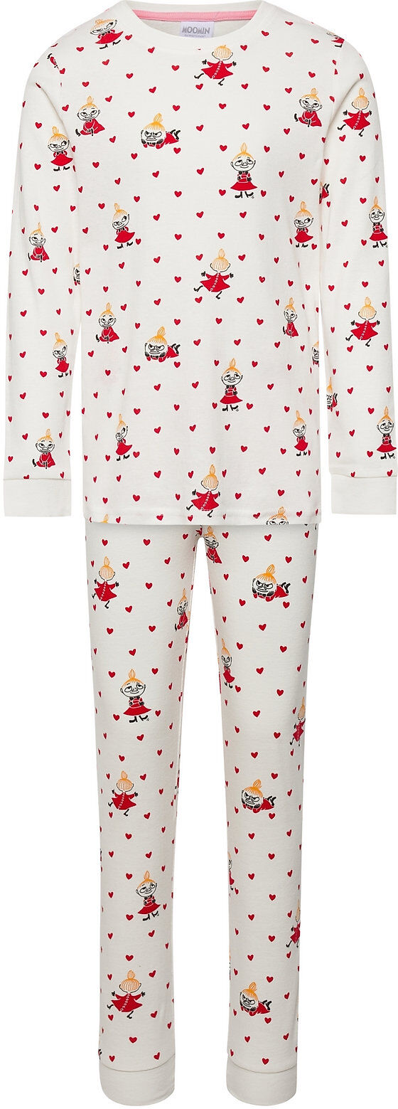 Martinex Hearts Pyjamas Pyjamas Sett Hvit Martinex