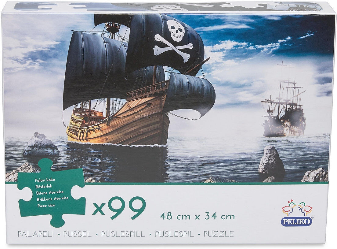 Martinex 99 Puzzle Pirate Ships Toys Puzzles And Games Puzzles Blå Martinex