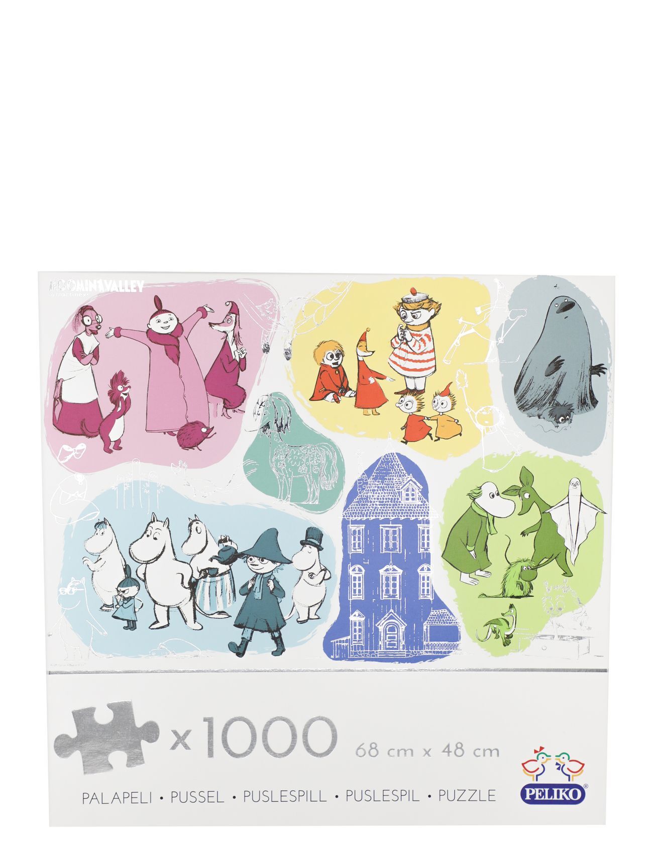 Martinex Moomin Jigsaw 1000 Sketch Toys Puzzles And Games Puzzles Multi/mønstret Martinex