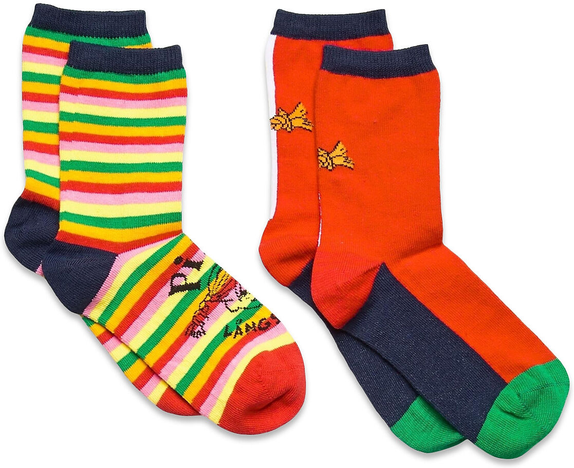 Martinex Colourful Pippi Socks Socks & Tights Socks Multi/mønstret Martinex