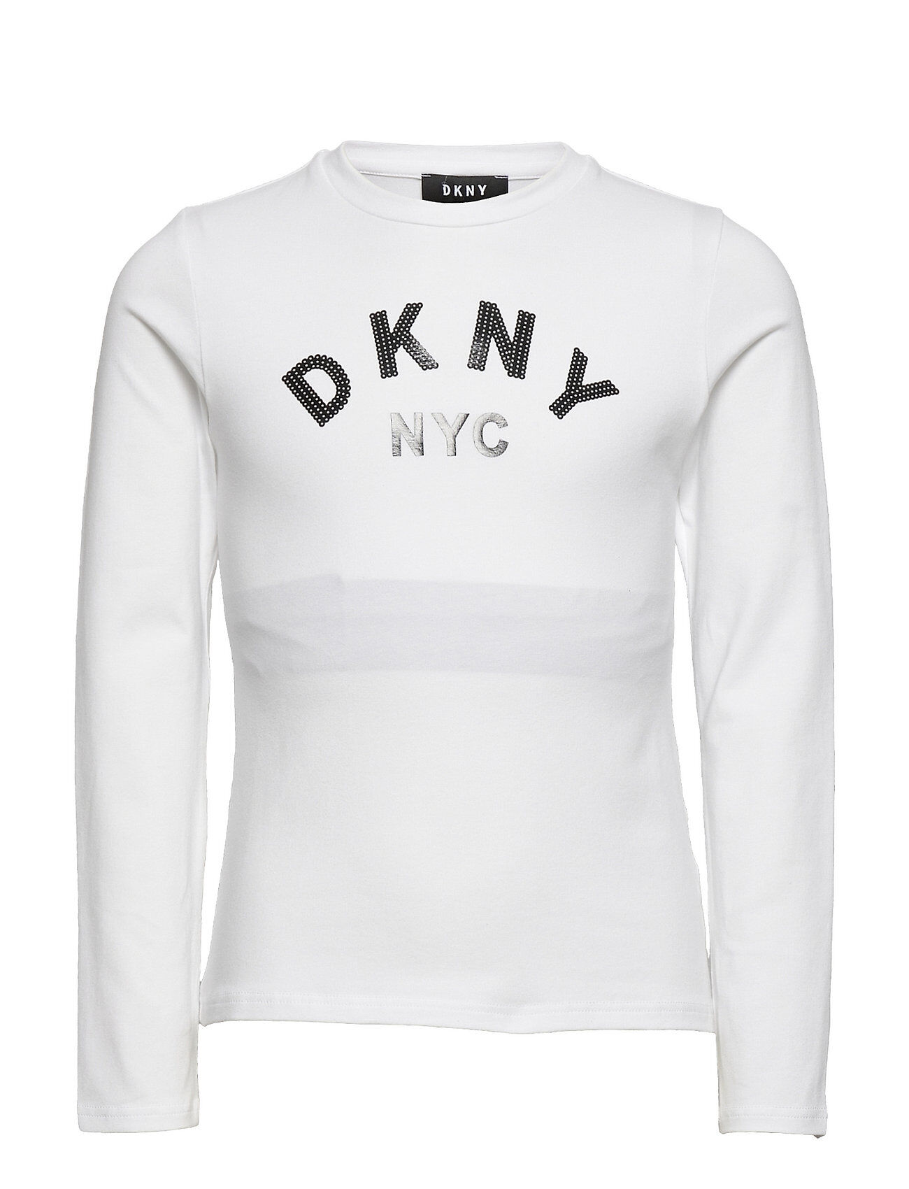DKNY kids Long Sleeve T-Shirt T-shirts Long-sleeved T-shirts Hvit DKNY Kids