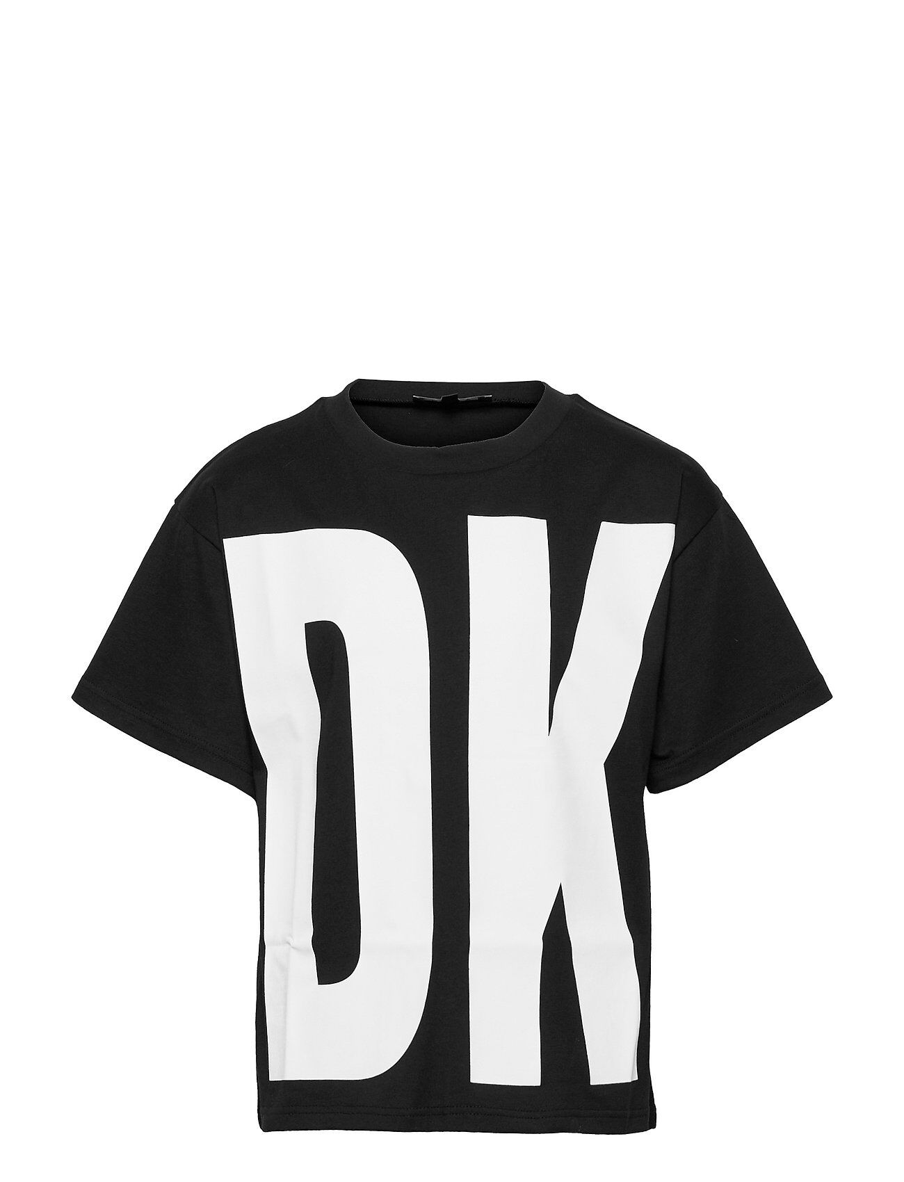 DKNY kids Short Sleeves Tee-Shirt T-shirts Short-sleeved Svart DKNY Kids