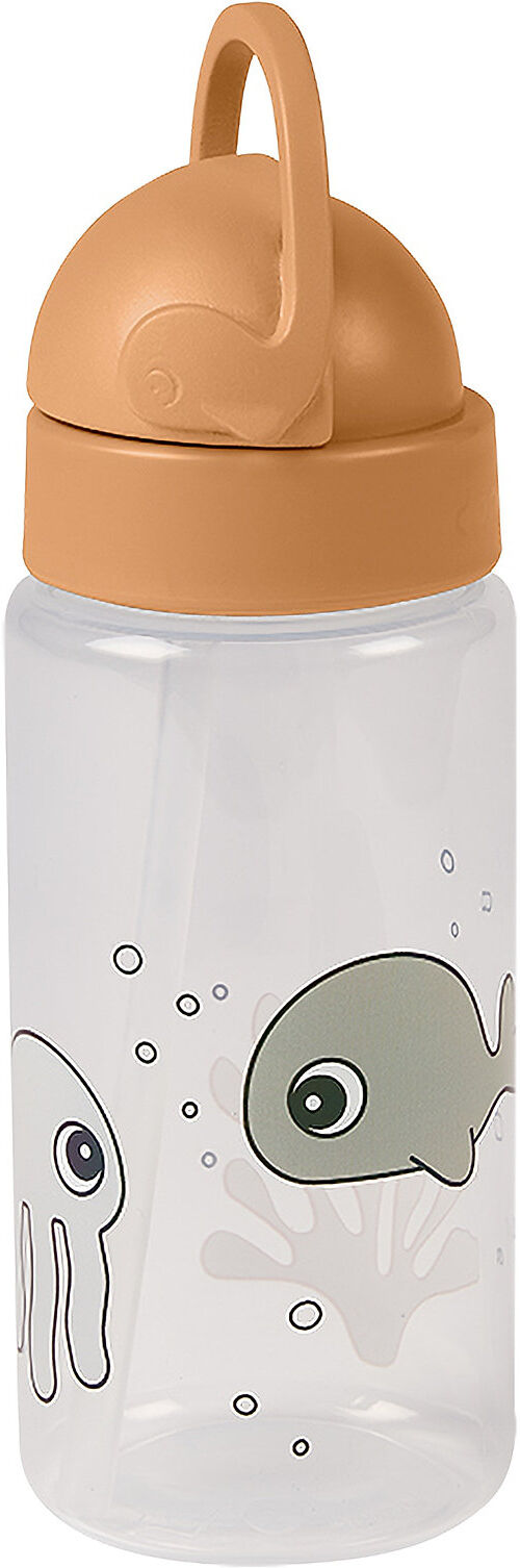 Done by Deer Straw Bottle Sea Friends Home Meal Time Water Bottles Beige D By Deer