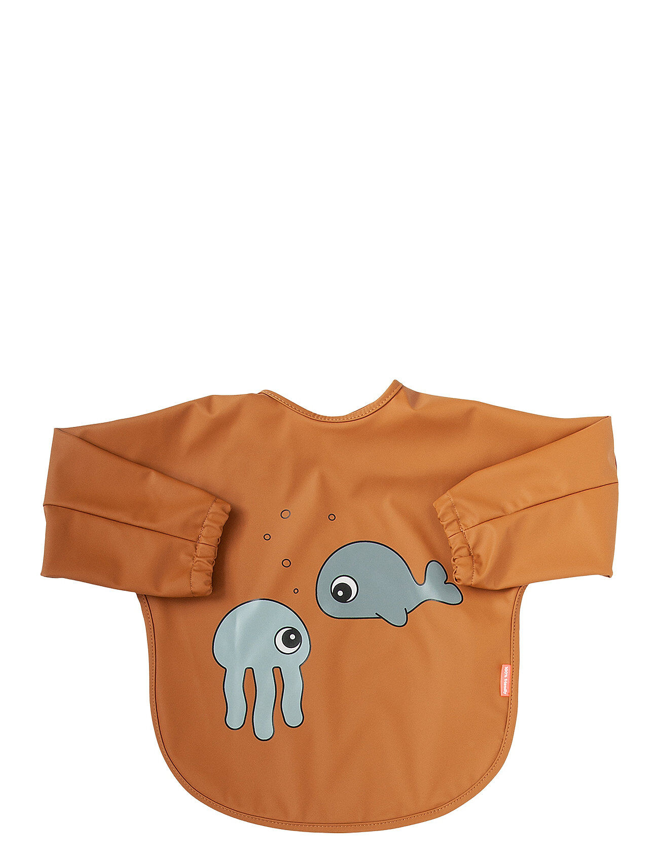 Done by Deer Sleeved Bib 6-18M Sea Friends Home Meal Time Bibs Gul D By Deer