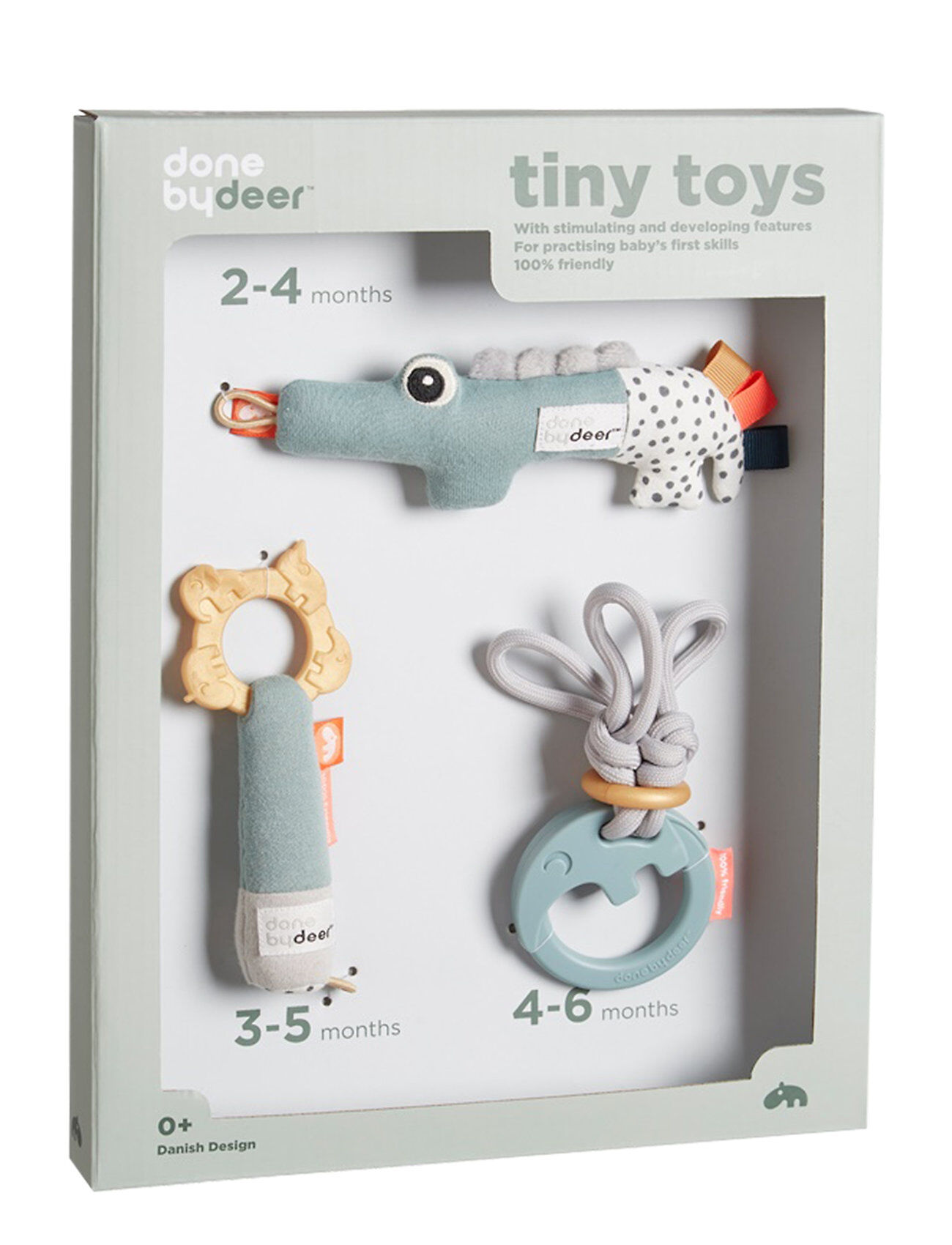 Done by Deer Tiny Toys Gift Set Deer Friends Gift Sets Multi/mønstret D By Deer