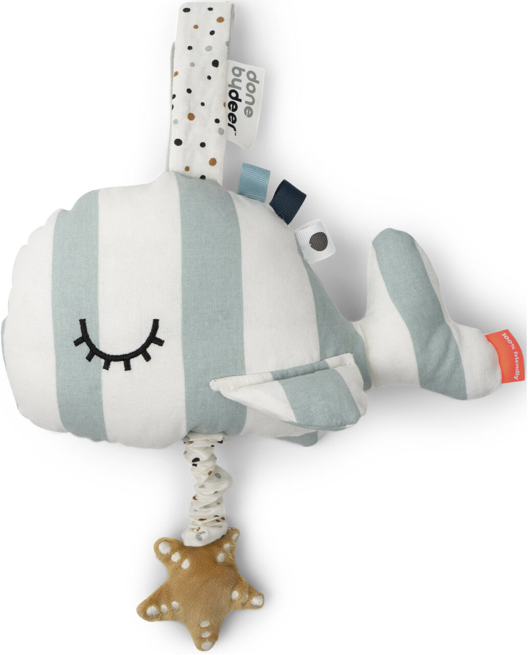 Done by Deer Musical Toy Wally Toys Baby Toys Activity Toys Blå D By Deer