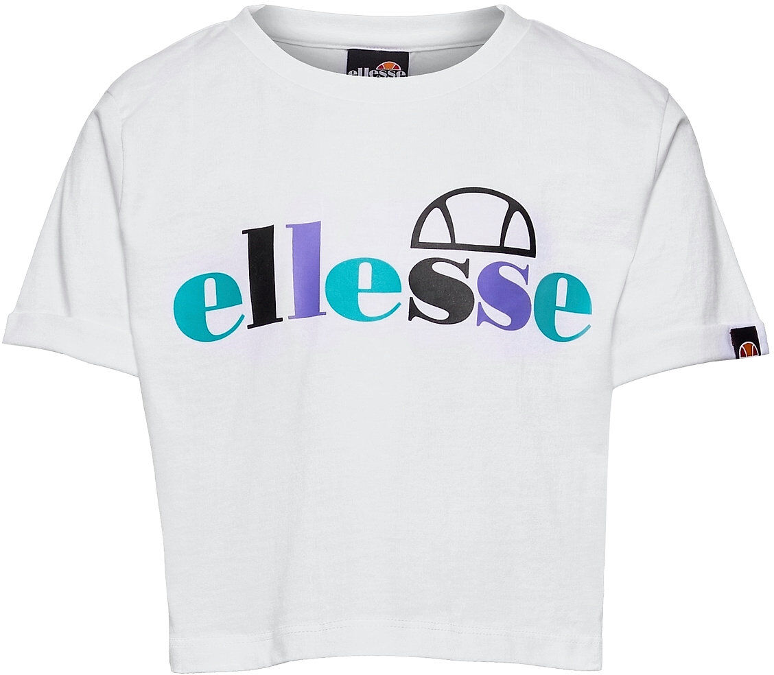 Ellesse El Gianduia Jnr Crop T-Shirt T-shirts Short-sleeved Hvit Ellesse