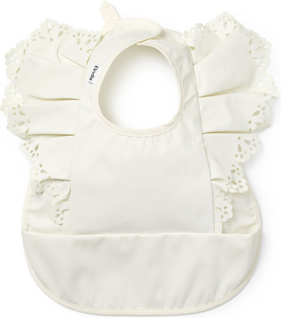 Elodie Details Baby Bib - Vanilla White Home Meal Time Bibs Hvit Elodie Details