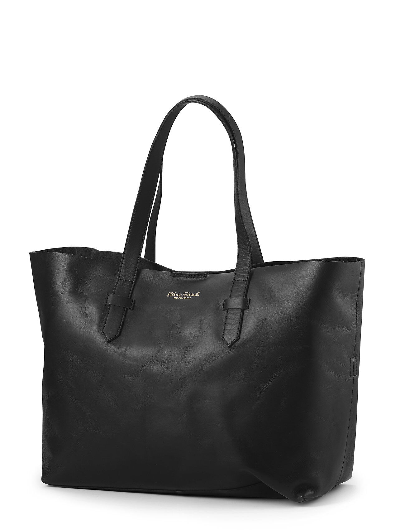 Elodie Details Changing Bag - Black Leather Baby & Maternity Care & Hygiene Changing Bags Svart Elodie Details