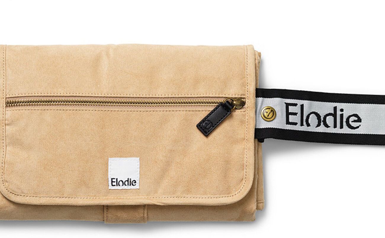 Elodie Details Portable Changingpad - Alcantara Baby & Maternity Care & Hygiene Changing Mats Beige Elodie Details