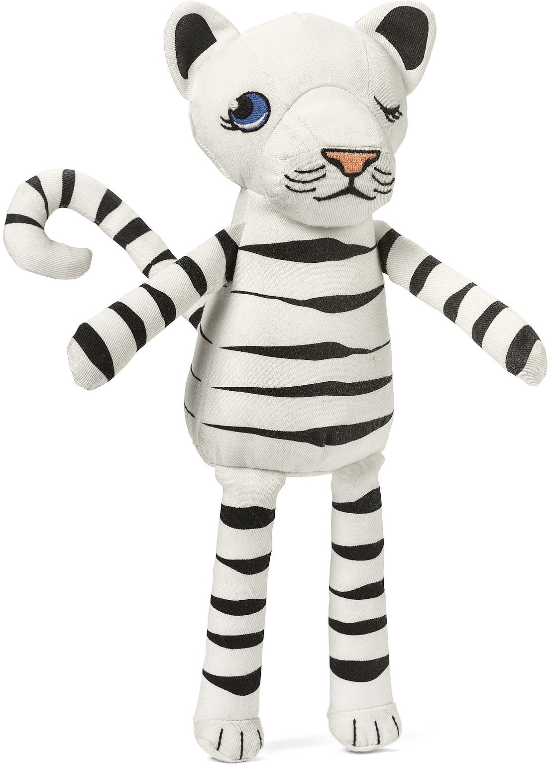 Elodie Details Snuggle - White Tiger Walter Toys Soft Toys Stuffed Animals Hvit Elodie Details