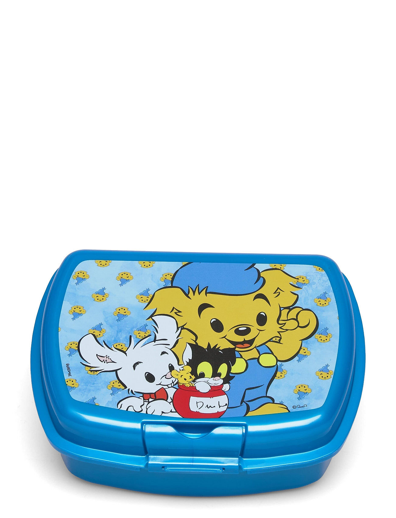 Euromic Bamse Happy Friends Urban Sandwich Box Home Meal Time Lunch Boxes Blå Euromic