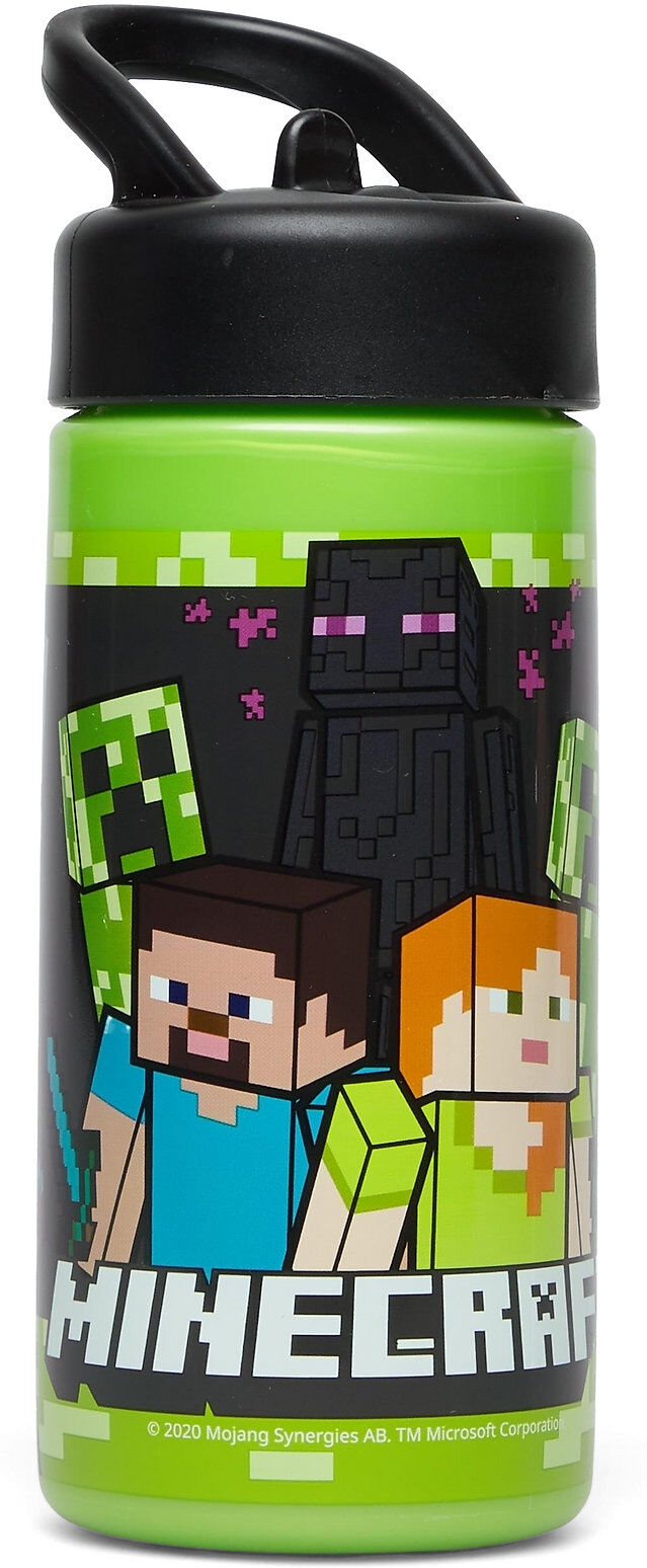 Euromic Minecraft Sipper Water Bottle Home Meal Time Water Bottles Multi/mønstret Euromic