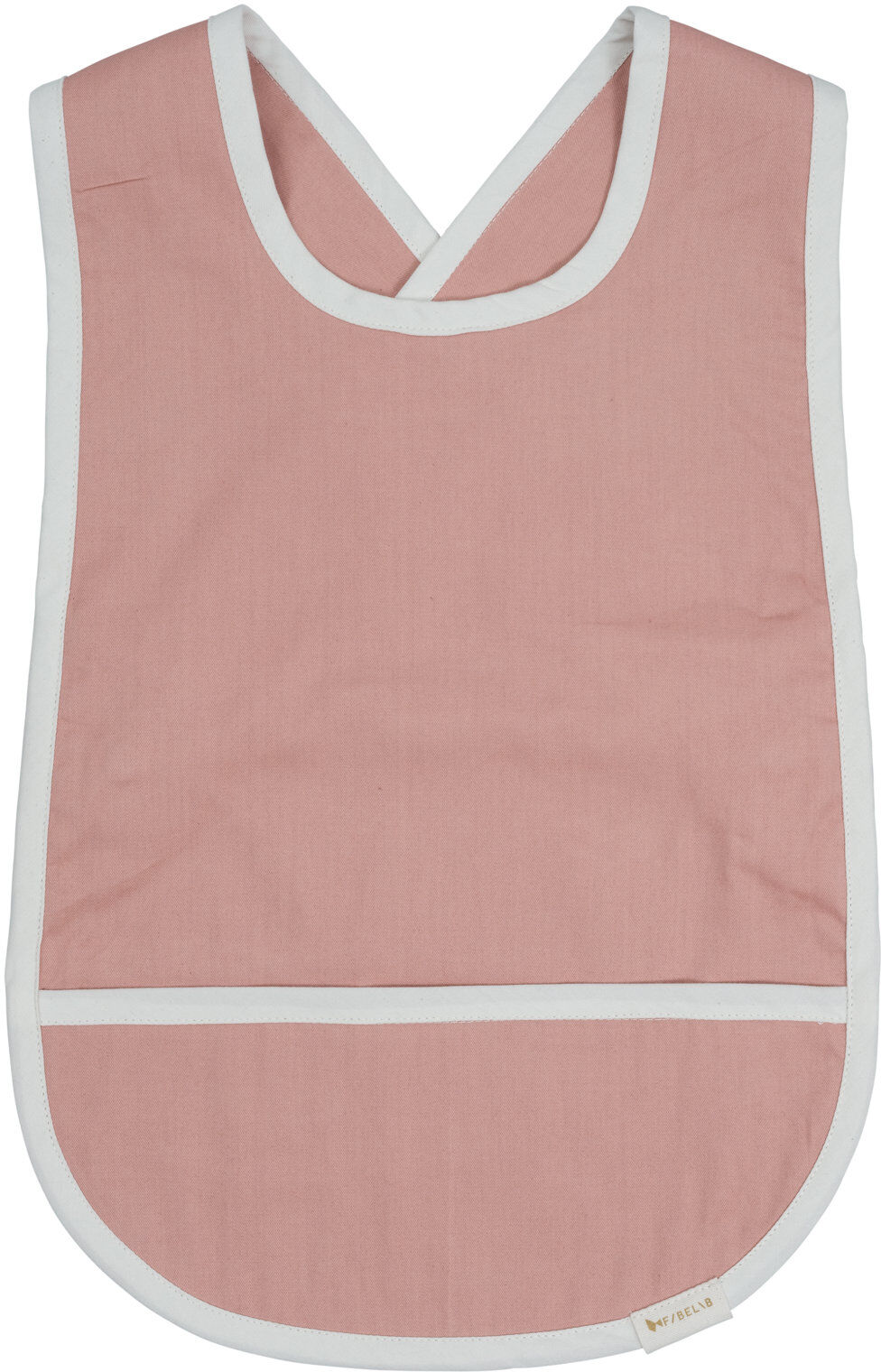 Fabelab Cross Back Bib - Old Rose Home Meal Time Bibs Rosa Fabelab