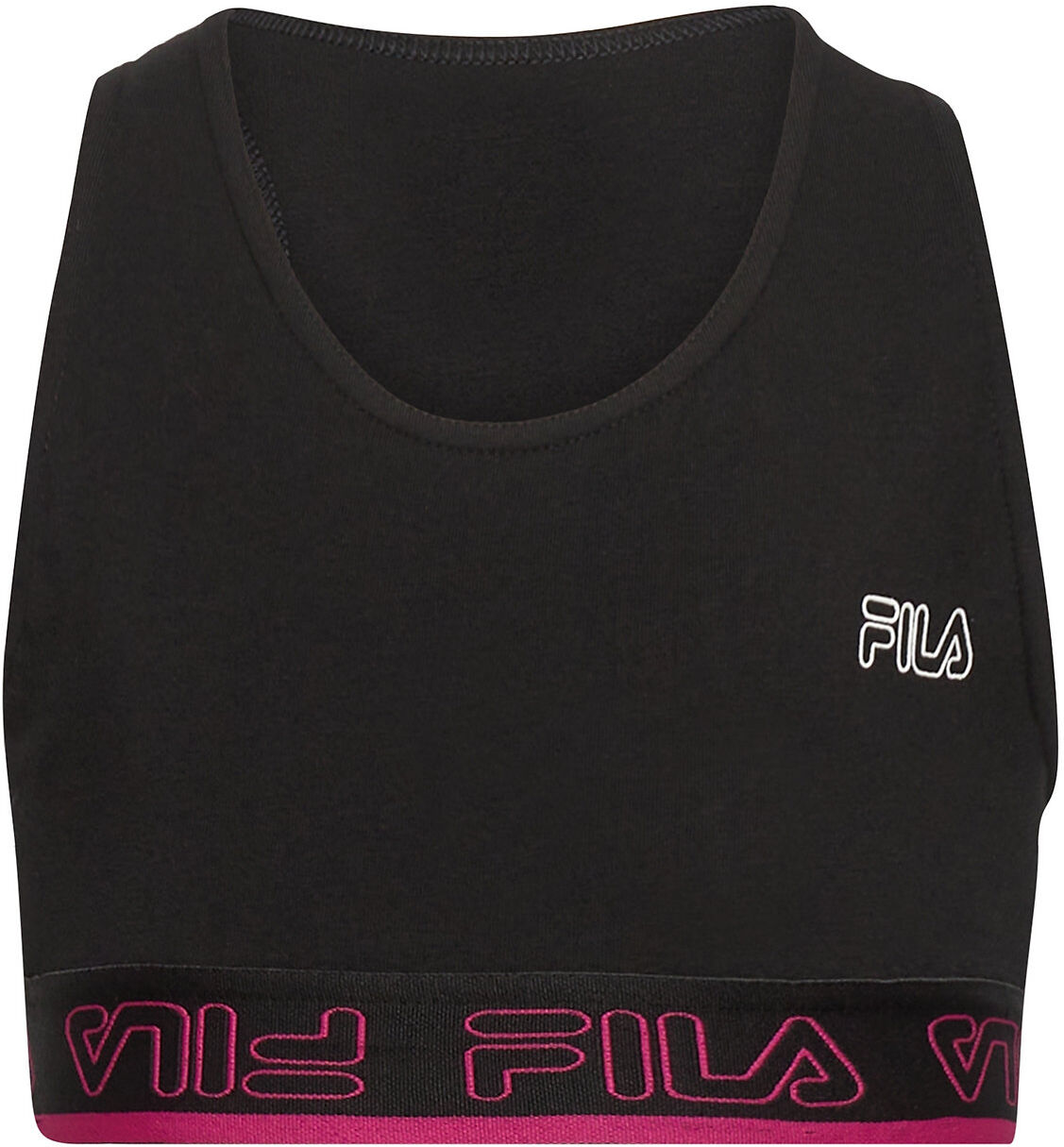 FILA Saba Taped Sport Bra Night & Underwear Underwear Tops Svart FILA