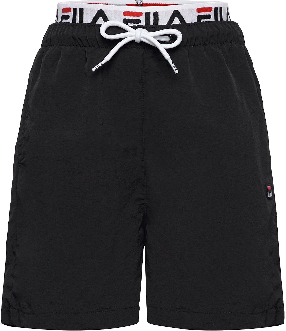 FILA Teens Boys Rene Swim Shorts Badeshorts Svart FILA