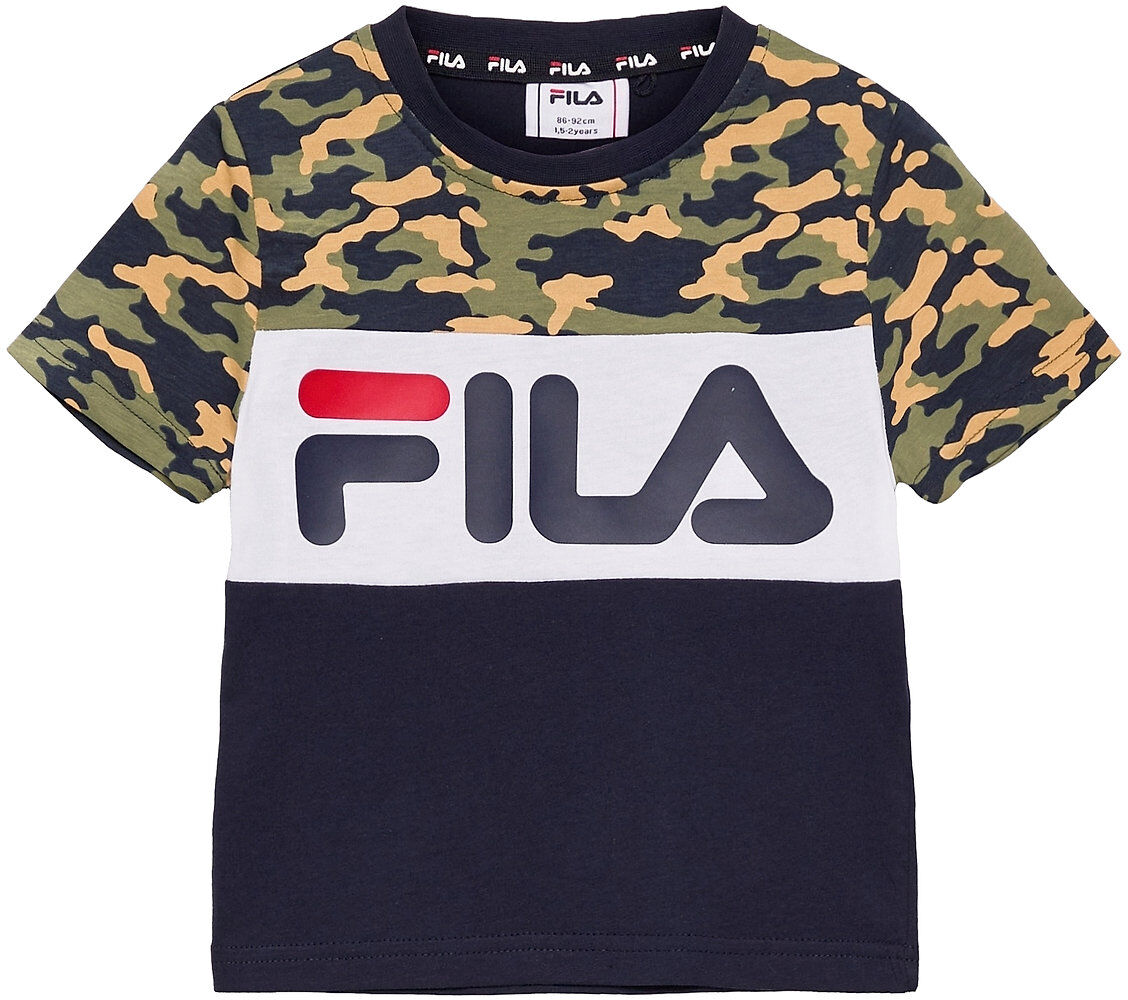 FILA Thea Aop Blocked Tee T-shirts Short-sleeved Multi/mønstret FILA