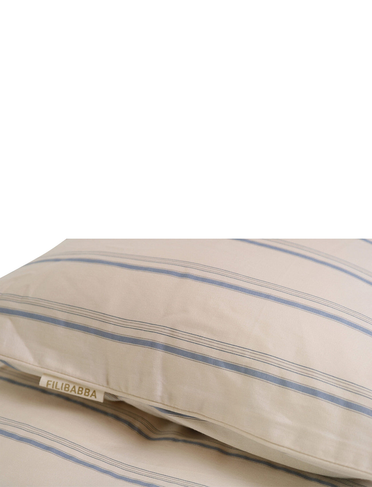 Filibabba Teen Bedlinen Gots - Balance Stripes Blue Mix Home Sleep Time Bed Sets Multi/mønstret Filibabba