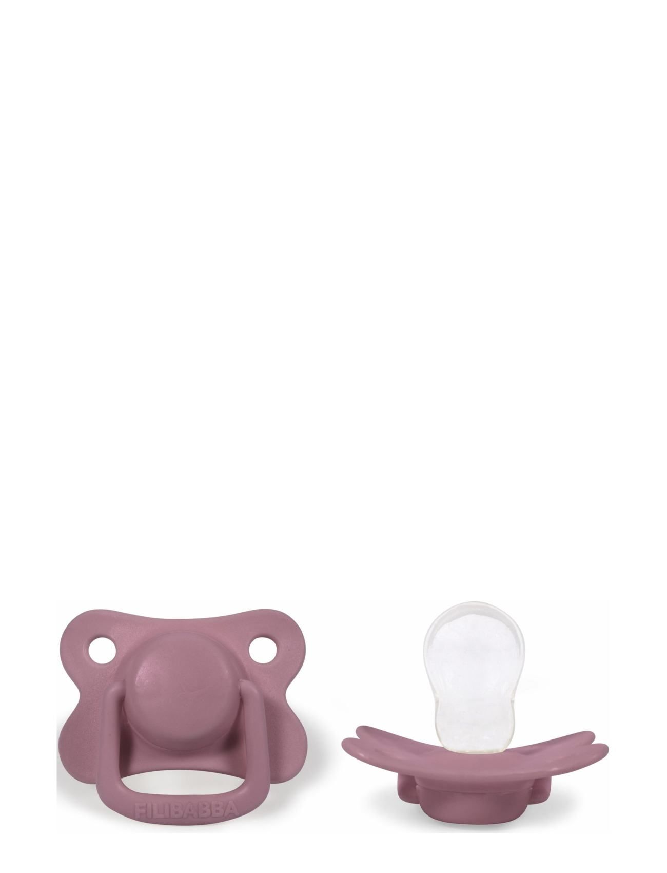 Filibabba 2-Pack Pacifiers - Dusty Rose +6 Months Baby & Maternity Pacifiers Lilla Filibabba