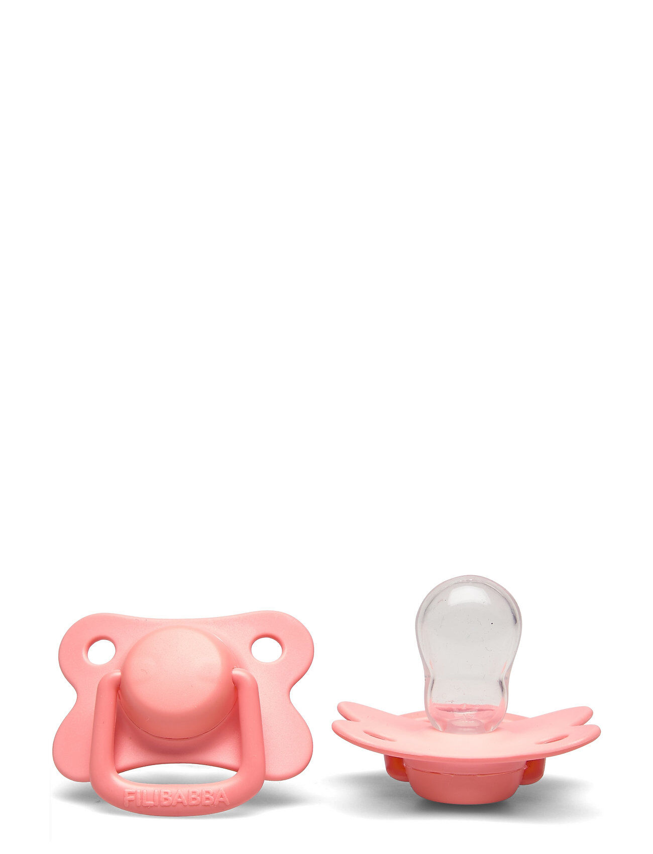 Filibabba 2-Pack Pacifiers - Coral +6 Months Baby & Maternity Pacifiers Rosa Filibabba
