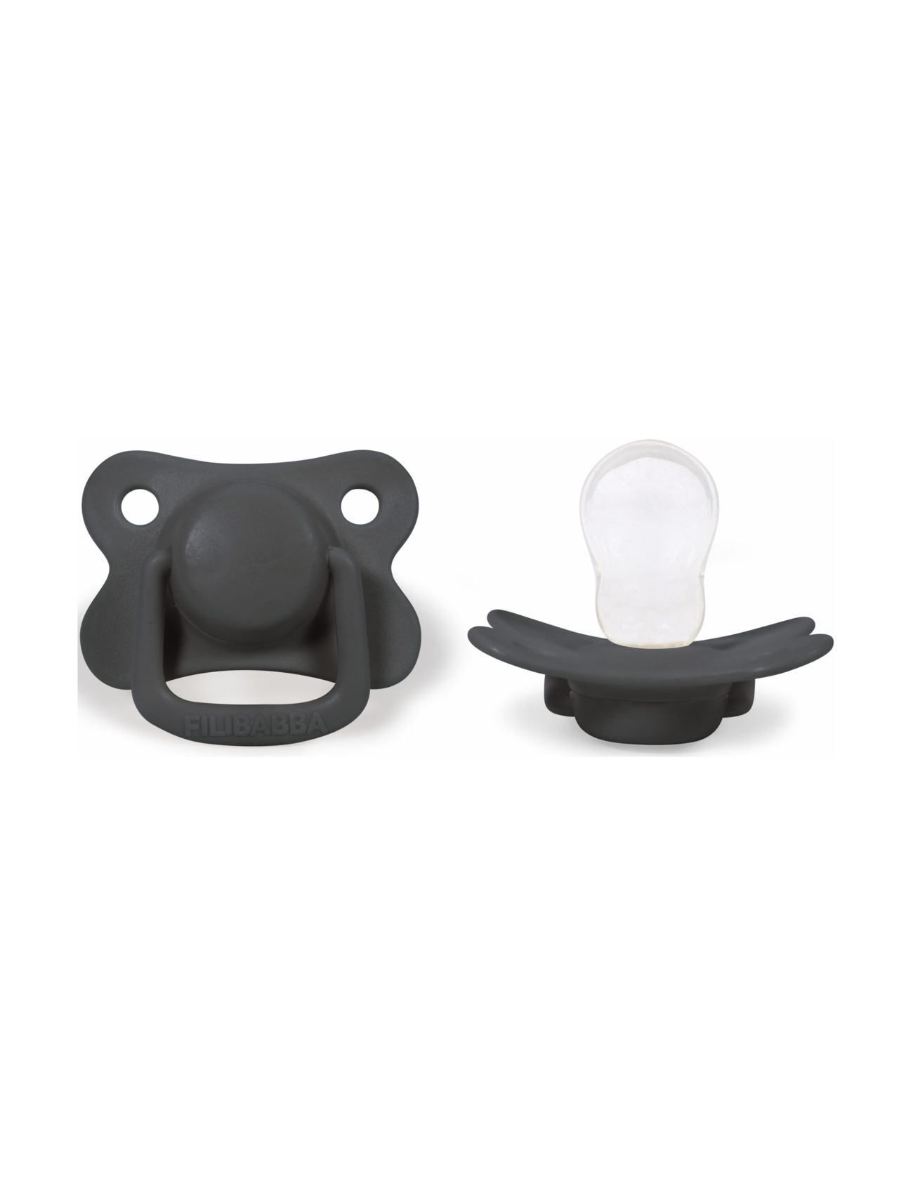 Filibabba 2-Pack Pacifiers - St Grey +6 Months Baby & Maternity Pacifiers Grå Filibabba