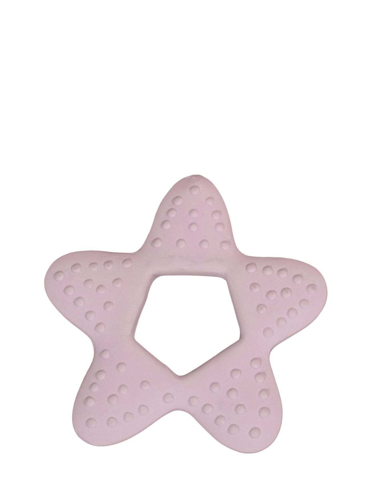 Filibabba Teether - Star Natural Rubber - Light Lavender Toys Baby Toys Teething Toys Rosa Filibabba