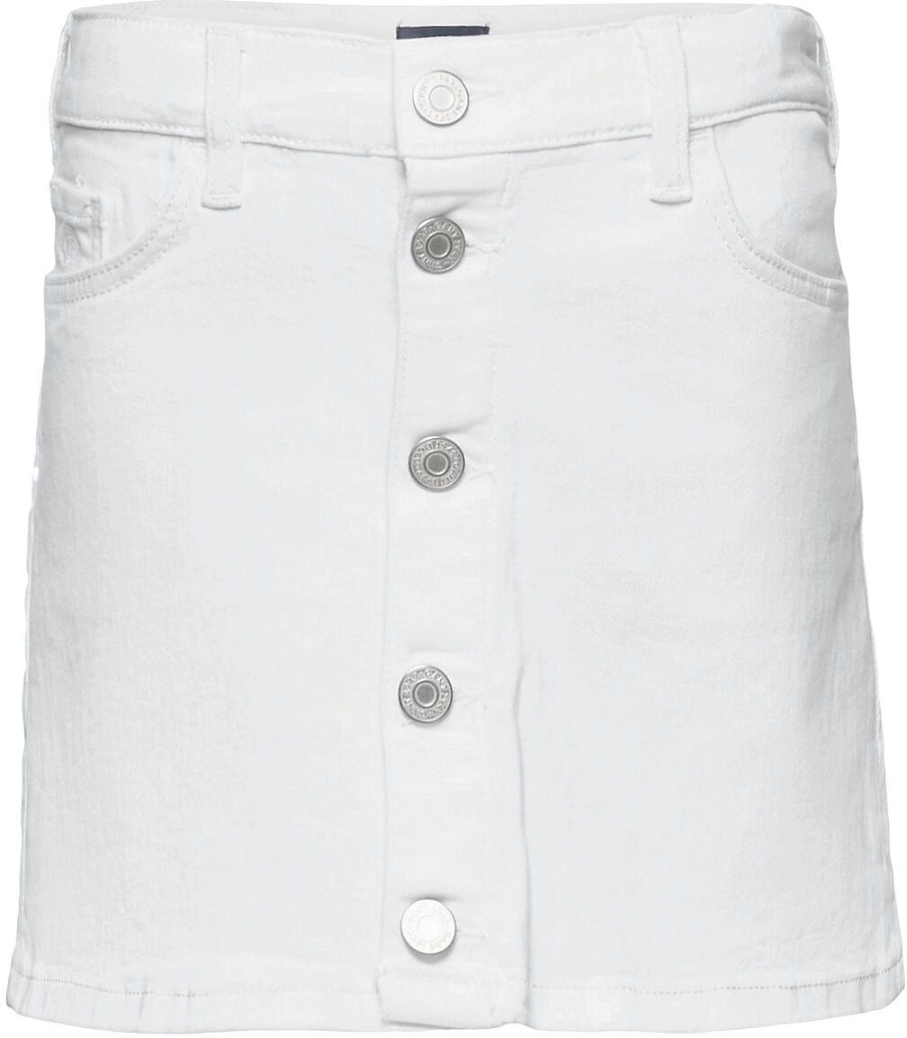 GANT D1. Twill Skirt Skjørt Hvit GANT