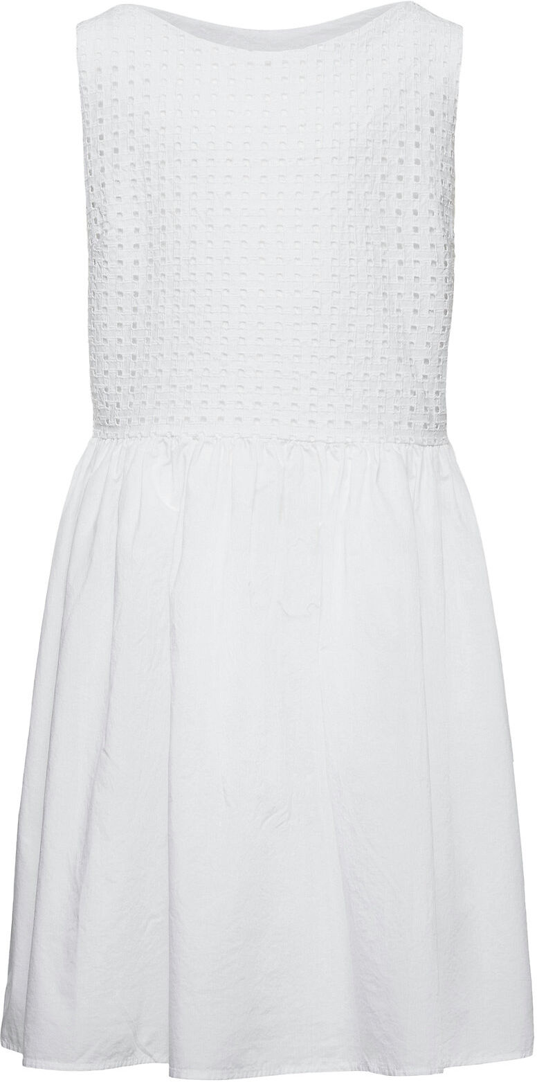 GANT Tg. Broiderie Anglaise Dress Dresses & Skirts Dresses Partydresses Hvit GANT